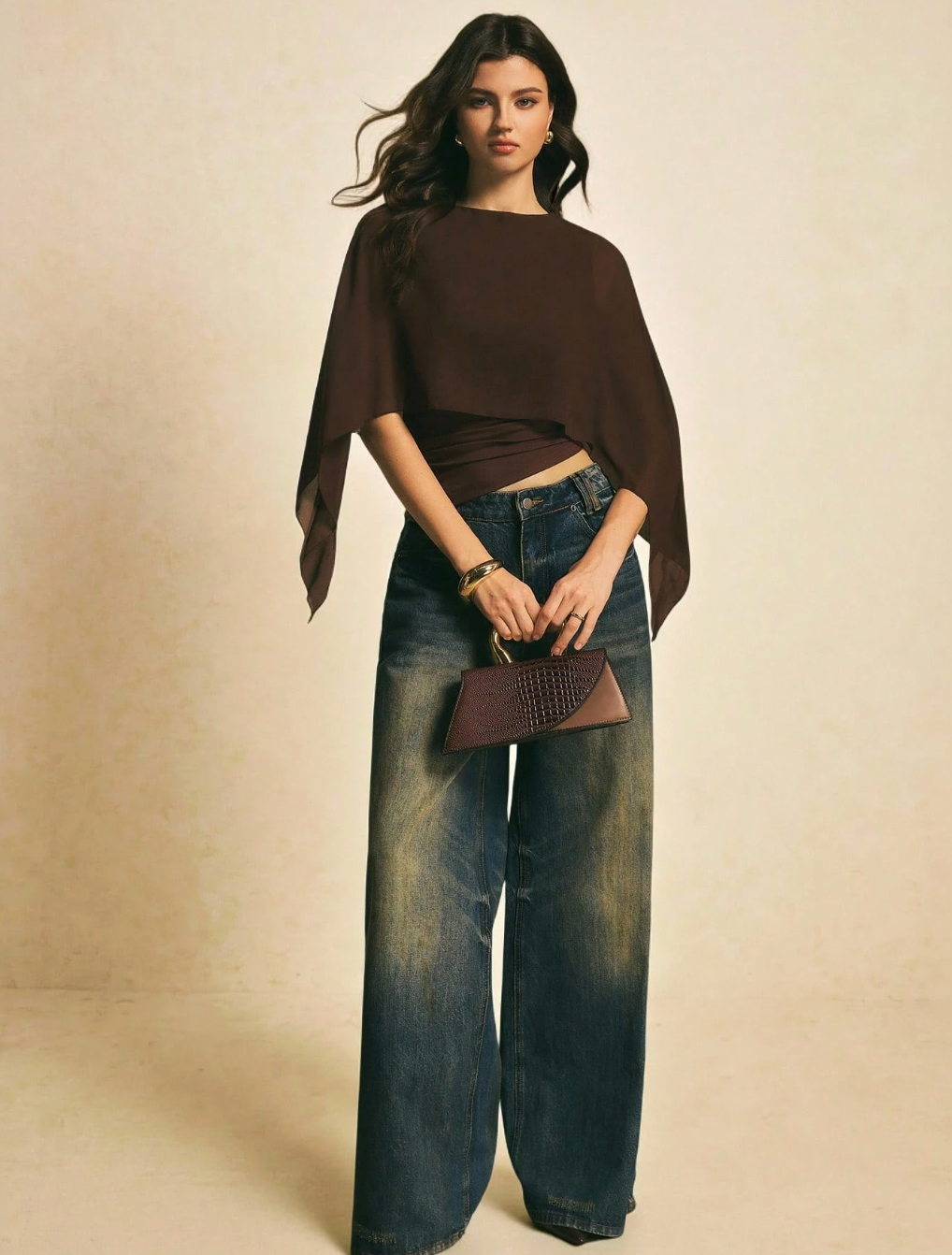 Batwing Sleeve Blouse - Dramatic Silhouette. Unrivaled Comfort.